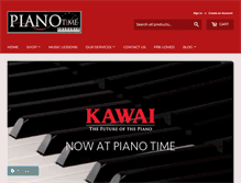 Tablet Screenshot of pianotime.com.au